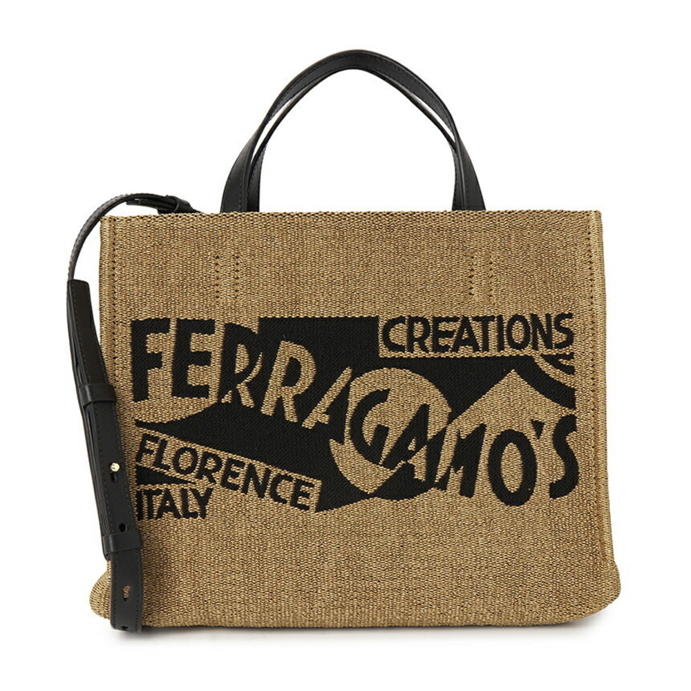 Ferragamo Tote Bag Miele Black